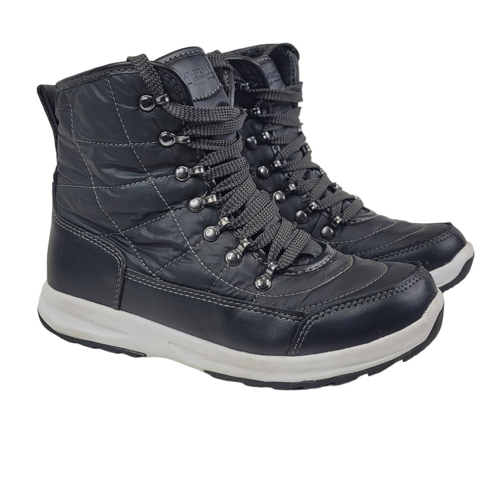 Weatherproof Katie Quilted Water Resistant Winter Rain Lace Up Size 6 Boots